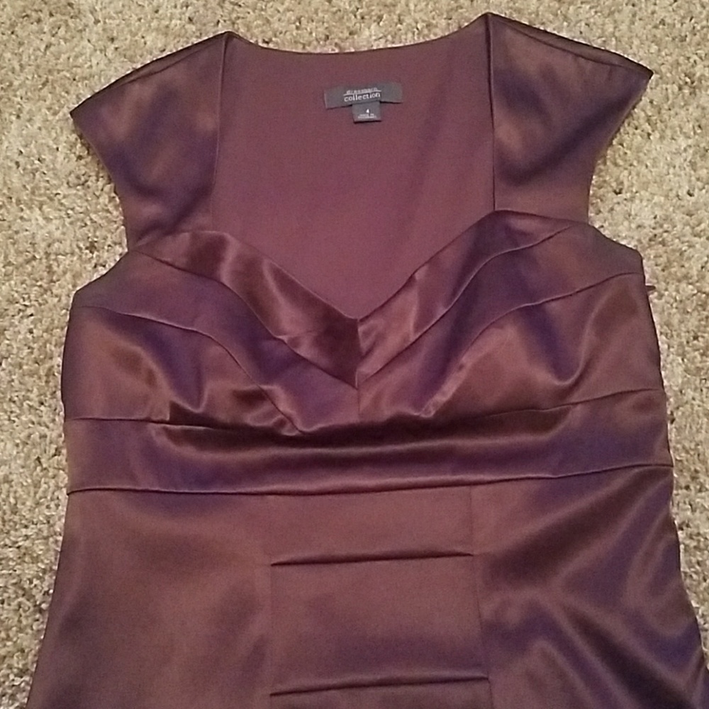 Beautiful plumb cocktail dress